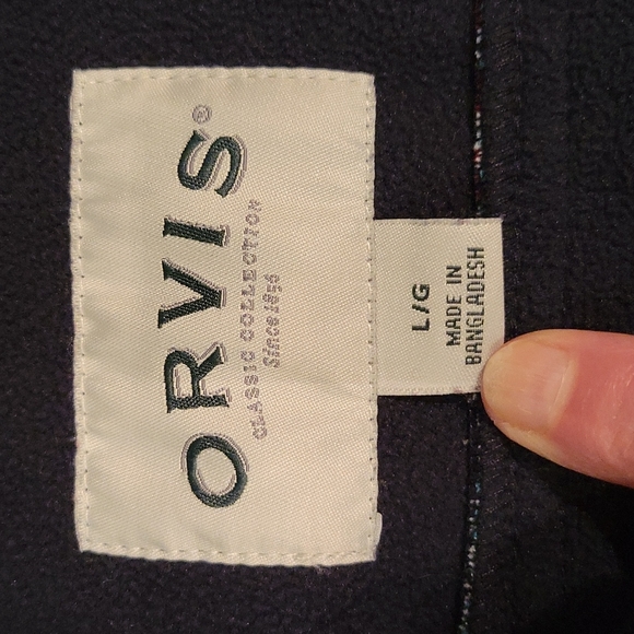 Orvis Size Large lined flannel - Picture 2 of 13